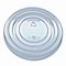 Fabri-Kal Kal-Clear/Nexclear Drink Cup Lids, Flat Lid with No Slot, Fits 9 to 10 oz Cold Cups, Clear, 2500PK 9508068 - alternate 1